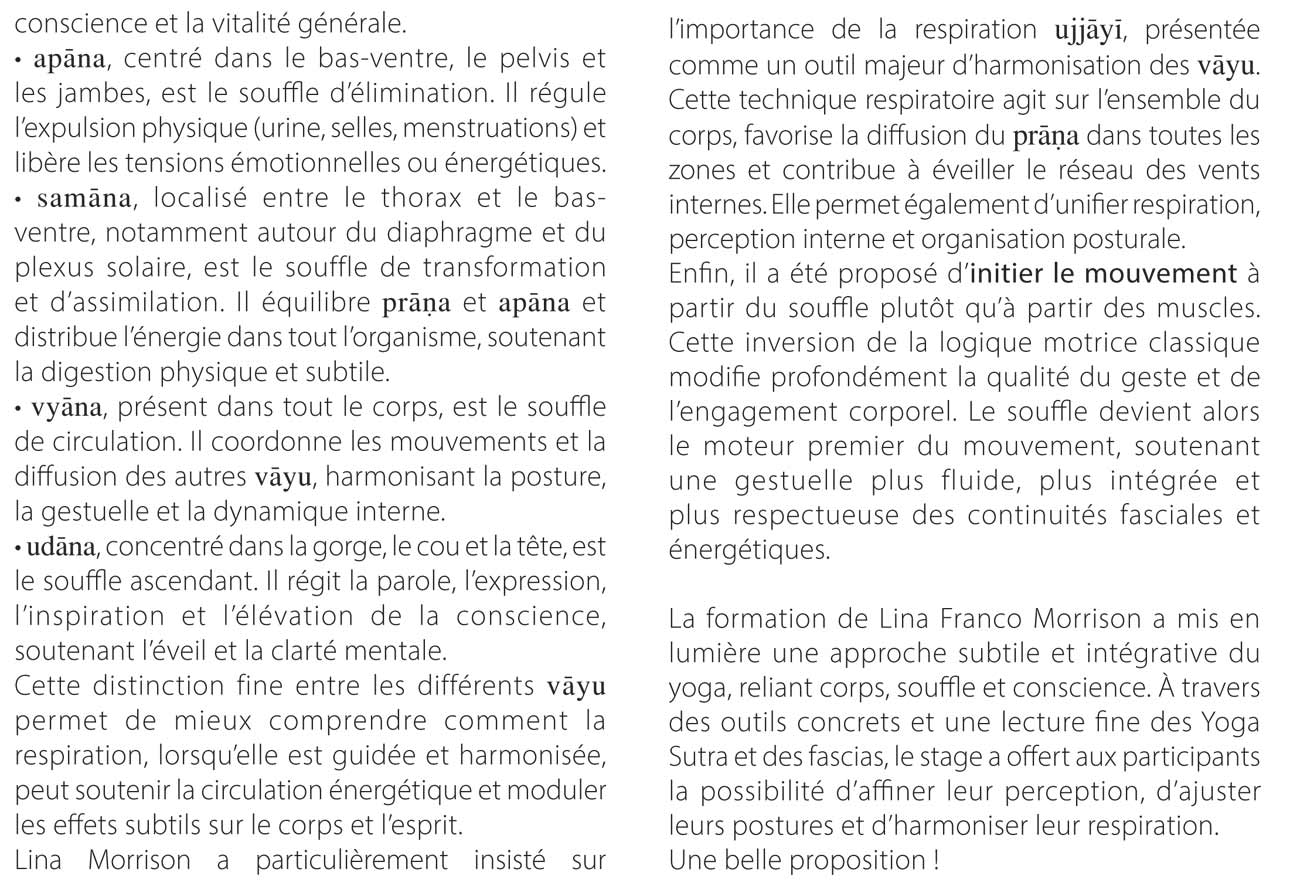 Articel dans Aperçus- N°42 Printemps 2026