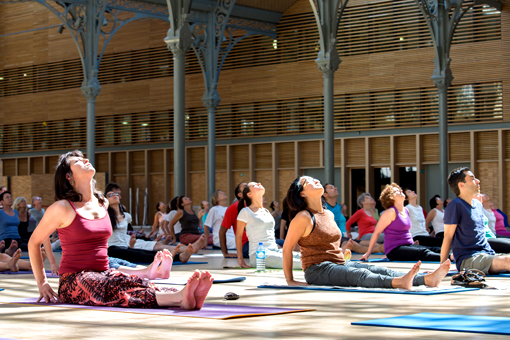 Evénement Yoga au Carreau du Temple à Paris le 11 juillet 2015